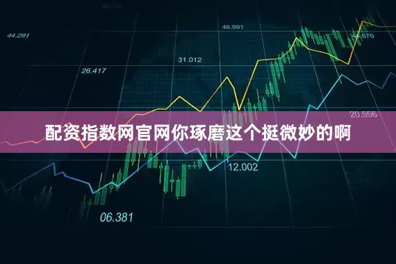 配资指数网官网你琢磨这个挺微妙的啊